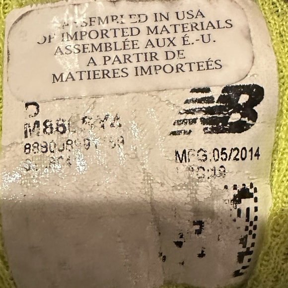 NB NEW BALANCE SNEAKERS RUN WALK ATHLETIC SZ 11.5 880v4 GRAY ORANGE BLACK YELLOW - Picture 7 of 14